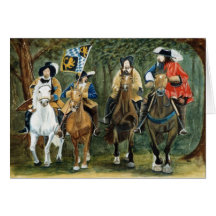 Könige Horses Grußkarten