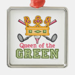 Königin der grünen Golf-Verzierung Weihnachtsbaum Ornamente