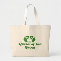 Königin des grünen Golf-Hemdes Tasche