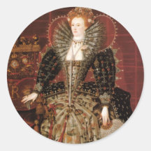 Königin Elizabeth I von England Stickers