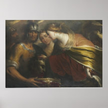 Königin Tomyris mit dem Kopf von König Cyrus Posterdrucke