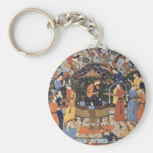 Königin von Sheba durch Persischer Meister (beste  Schlüsselbänder