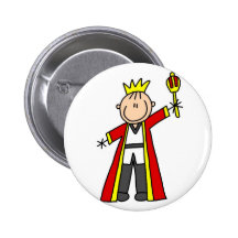 Königlicher König Button