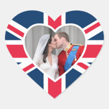 Königlicher Kuss - William- u. Katehochzeit Sticker