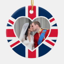 Königlicher Kuss - William- u. Katehochzeit Ornament