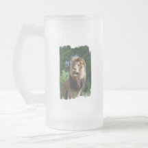 Königlicher Löwe-mattierter Bier-Becher Tee Tasse