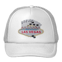 Königliches Erröten-Kappe Las Vegas mit Set Würfel