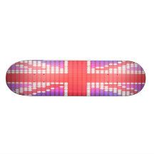 Königreich-Flagge Skateboardbrett