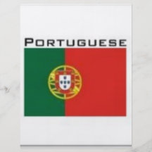 Königreich von Portugal-Flagge Flyerdruck