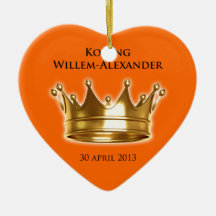 Koning Willem-Alexander Weinachtsornamente