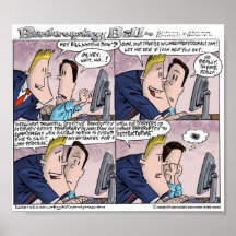 Konkurs Bill online verabredete Plakat