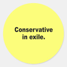 Konservativer im Exil Sticker