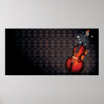Kontrabass-Magie Posterdrucke