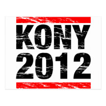 Kony Bewegung 2012 Postkarten