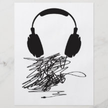 Kopfhörer Flyerdesign