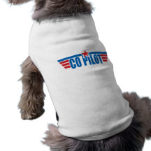 Kopilot Wings Abzeichen - Luftfahrt Hunde T Shirt