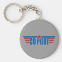 Kopilot Wings Abzeichen - Luftfahrt Schlüsselanhänger
