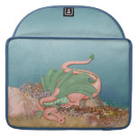 Korallenrote Drache-Ozean-Fantasie Sleeves Für MacBook Pro