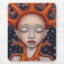 Korallenroter Traum Mousepads