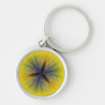 Korallenrotes Kaleidoskop Keychain Schlüsselanhänger