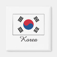Korea-Flaggen-Entwurf Kühlschrankmagnet