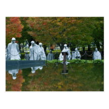 Koreakrieg-Veteranen-Denkmal-Postkarte