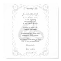 Korinther, die Vers Wedding sind poster