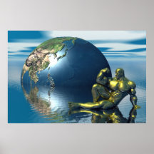 Körper des Goldes Poster