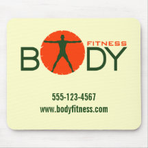 Körper-Verrücktheits-Fitness-persönliche Trainer-M Mousepads