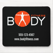 Körper-Verrücktheits-Fitness-persönliche Trainer-M Mauspads