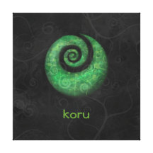 koru galerie gefaltete leinwand