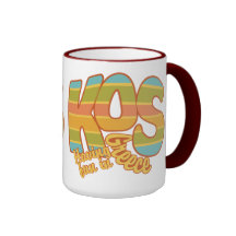 KOS Griechenland Becher - wählen Sie Art u. Farbe Teetasse
