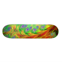 "Kosmische Drehbeschleunigungs-" Fraktal-Kunst-Gew Bedrucktes Skateboard