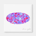 Kosmische Energie -- flippige Version Kühlschrankmagnete