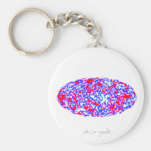 Kosmische Energie -- flippige Version Schlüsselanhänger