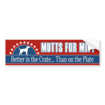 Köter für Mitt Romney Ryan 2012 autoaufkleber