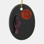 Krähen-Mond Weihnachtsornament