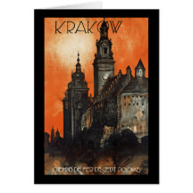Krakau Grußkarte