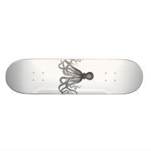 Kraken - schwarze riesige Krake/Cthulu Personalisiertes Skatedeck