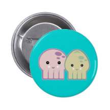 Kraken- und Tintenfischkumpel Button