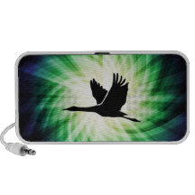 Kran; Vogel-Fliegen; Cool Laptop Lautsprecher