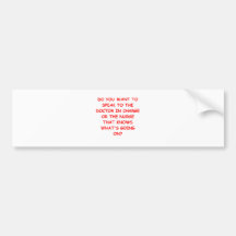 Krankenpflegewitz Autosticker