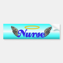 Krankenschwester-Engel Auto Sticker