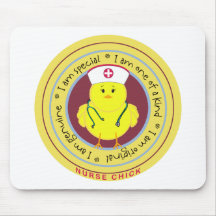 Krankenschwester-Küken Mousepads