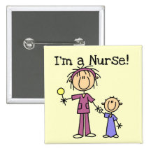 Krankenschwester mit Kindert-shirts und -geschenke Buttons