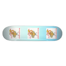 Krankenschwestern haben Herz-T-Shirts und Geschenk Individuelle Skateboards