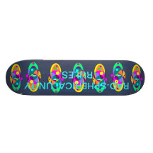 Krasses-Sphericalunity Regel-Skateboard Personalisierte Skateboarddecks