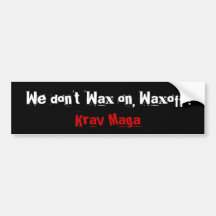 Krav Maga Autoaufkleber