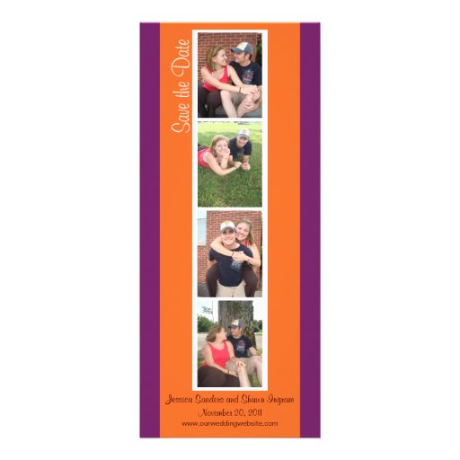 Kreativer Foto-Stand Save the Date Individuelle Einladungskarten