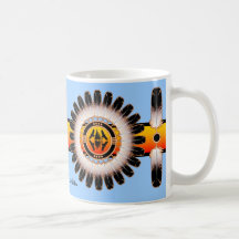 Kreis der Reflexion Kaffeetasse